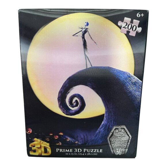 The Nightmare Before Christmas 3D Puzzle - 200pcs, 30th Anniversary, New - Picture 1 of 6